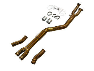 MAD BMW M3 M4 S58 G80 G82 Resonated Single Midpipe Titanium - Chance Motorsports Mastery of Art & Design Exhaust