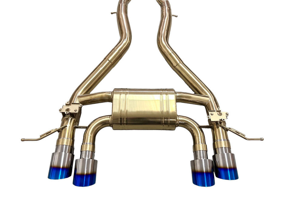 MAD BMW M3 M4 S58 G80 G82 Axle Back Titanium - Chance Motorsports Mastery of Art & Design Exhaust